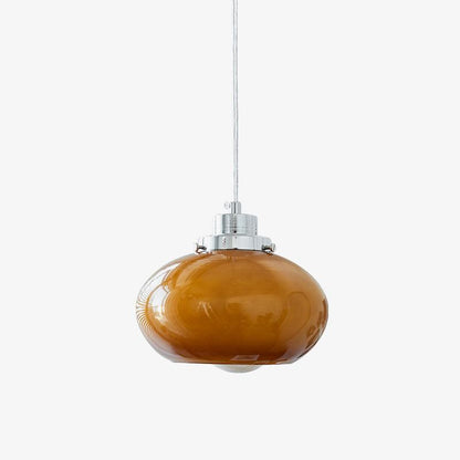 Oval Persimmon Pendant Light