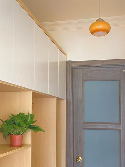 Oval Persimmon Pendant Light