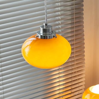 Oval Persimmon Pendant Light