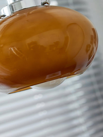 Oval Persimmon Pendant Light