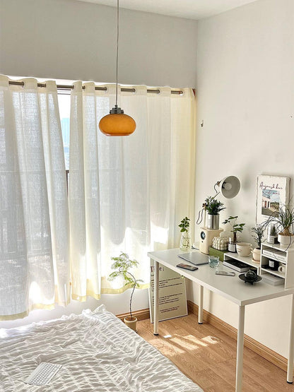 Oval Persimmon Pendant Light