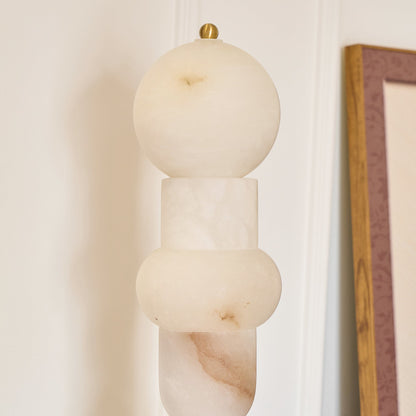 Spanish Alabaster Floor Lamp