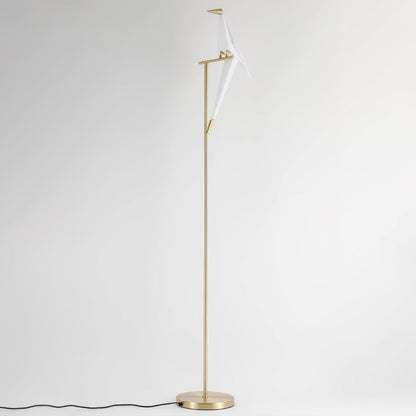 Paper Crane Bird Floor Lamp