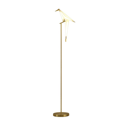 Paper Crane Bird Floor Lamp