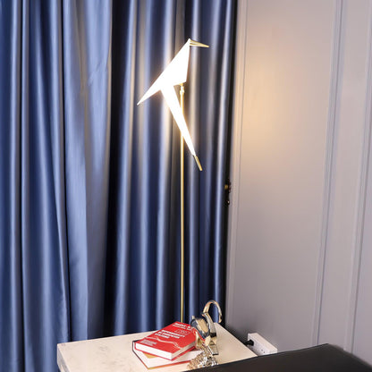 Paper Crane Bird Floor Lamp