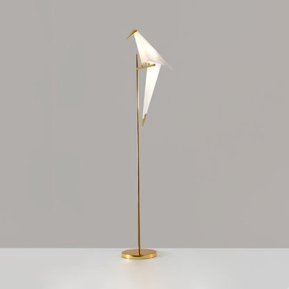 Paper Crane Bird Floor Lamp