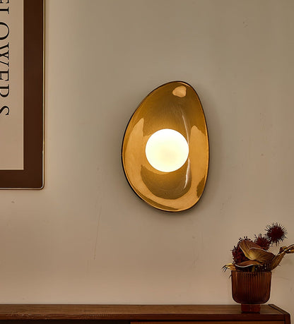 Pebble Disc Wall Light