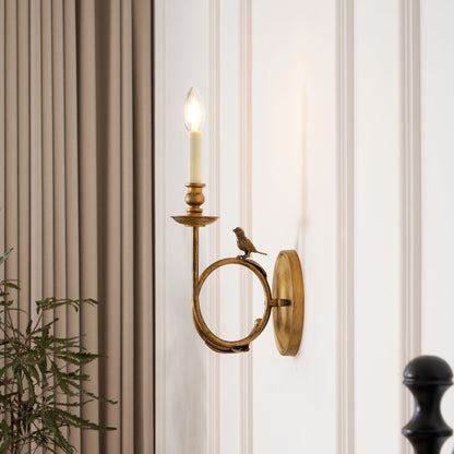 Perching Bird Sconce