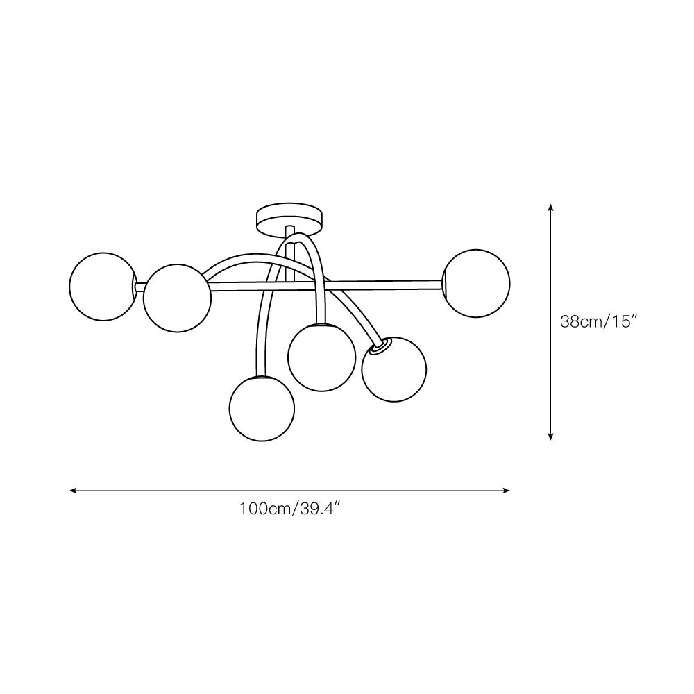 Perry Ceiling Lamp – Keyming