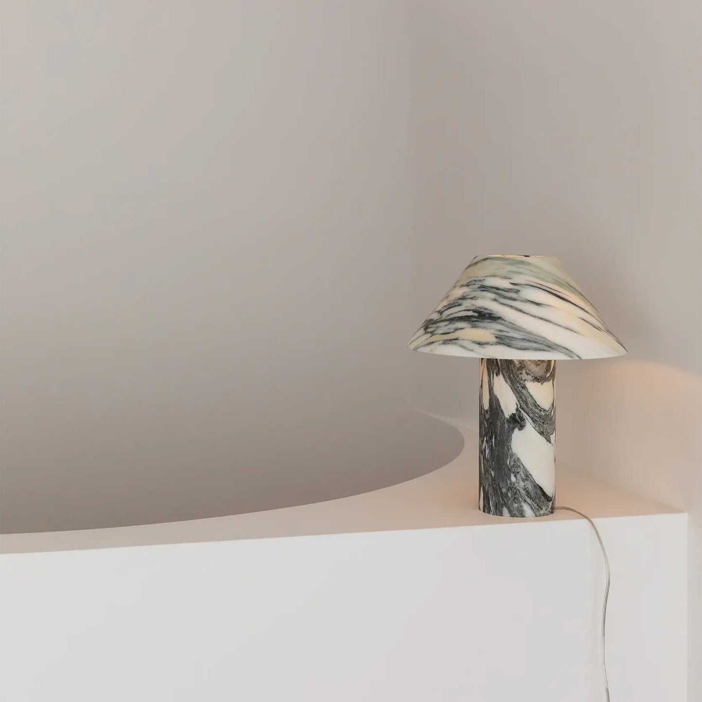 Pillar Stone Table Lamp