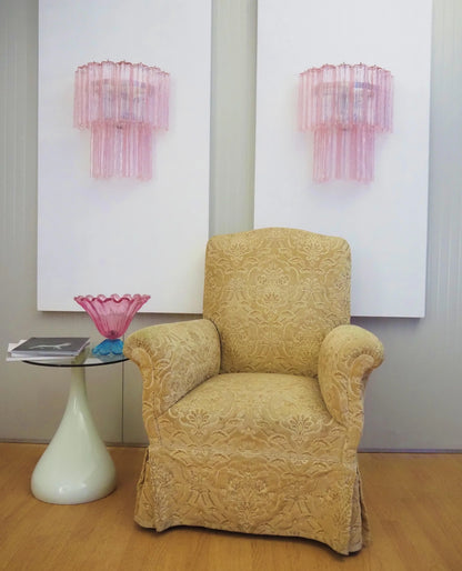 Pink Murano Glass Wall Sconces