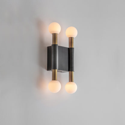 Pole and Circile Wall Lamp