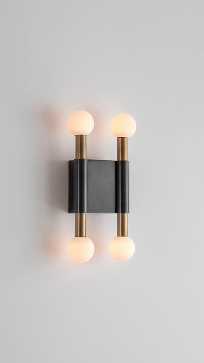 Pole and Circile Wall Lamp