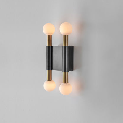Pole and Circile Wall Lamp