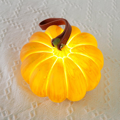 Portable Pumpkin Built-in Battery Table Lamp