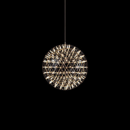 Silver Spark Ball Pendant Light
