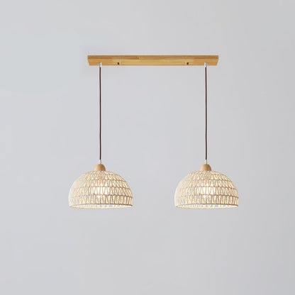 Rattan Arch Pendant Lamp