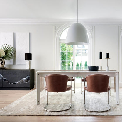 Raw Marble Table Lamp