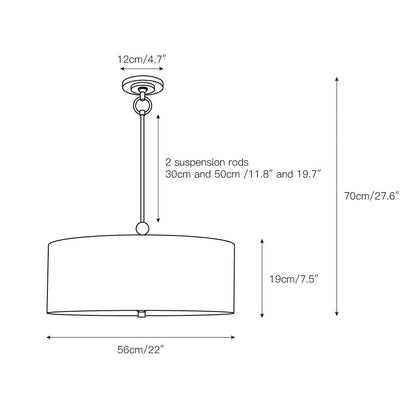 Reed Hanging Pendant Lamp