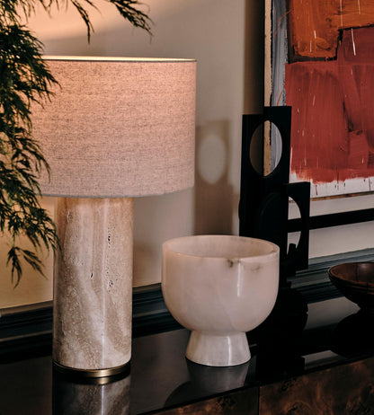Remi Stone Table Lamp