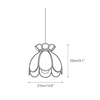 Retro Lotus Pendant Lamp