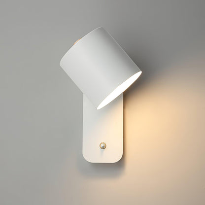 Rotatable Cylinder Plug-in Wall Lamp