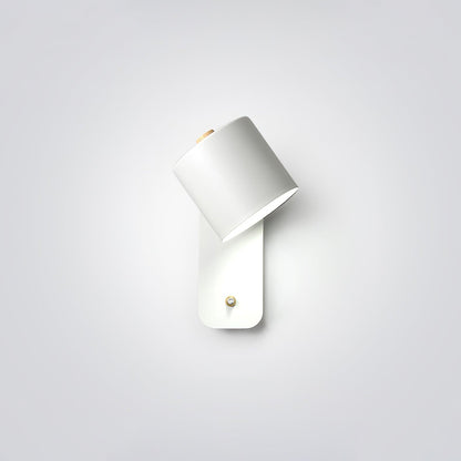 Rotatable Cylinder Plug-in Wall Lamp