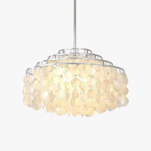 Round Shell Chandelier B