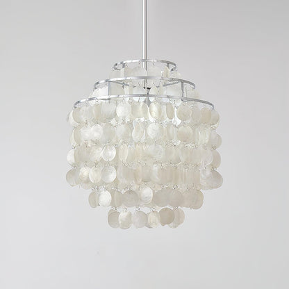 Round Shell Chandelier B