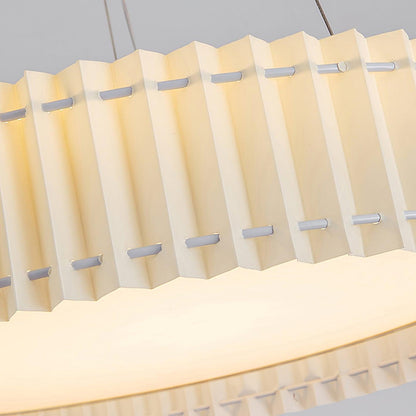 Round Pleated Pendant Lamp