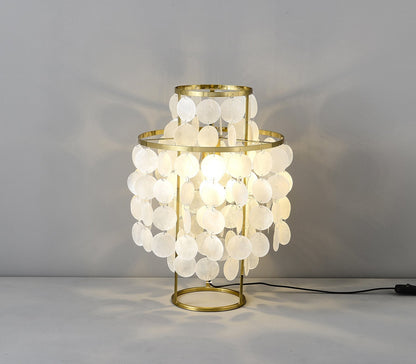 Round Shell Table Lamp