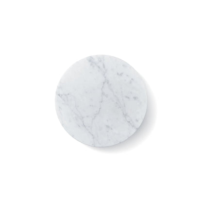 Round White Marble Sconce