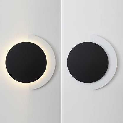 Rounded Abstract Art Sconce