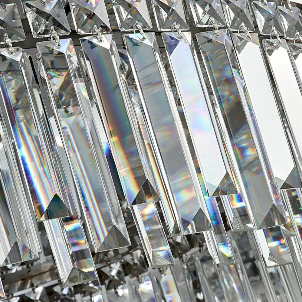 Gio Flush Mount Crystal Ceiling Light – Keyming