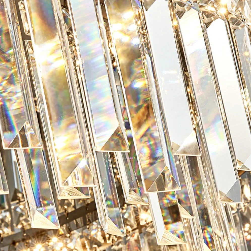 Gio Flush Mount Crystal Ceiling Light – Keyming