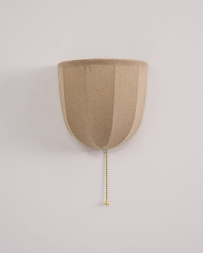 Sienna Linen Wall Sconce