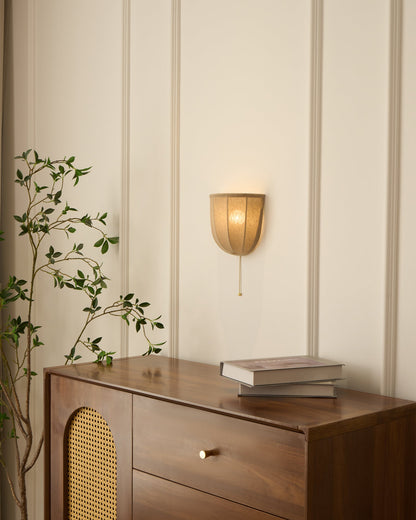 Sienna Linen Wall Sconce