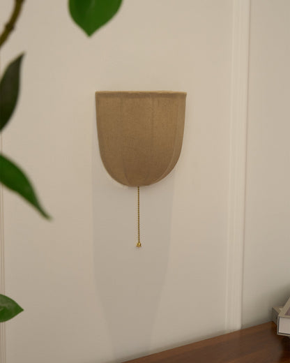 Sienna Linen Wall Sconce