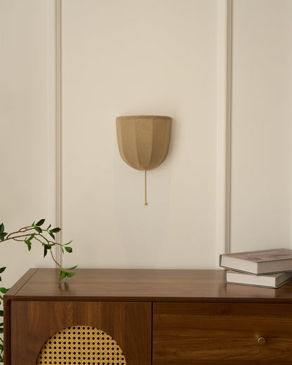 Sienna Linen Wall Sconce