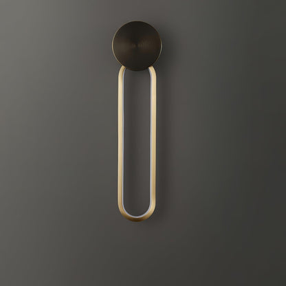 Simple Elliptical Wall Sconce