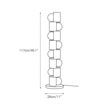 Space Age Totem Floor Lamp