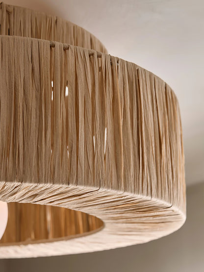 Straw Art Pendant Light