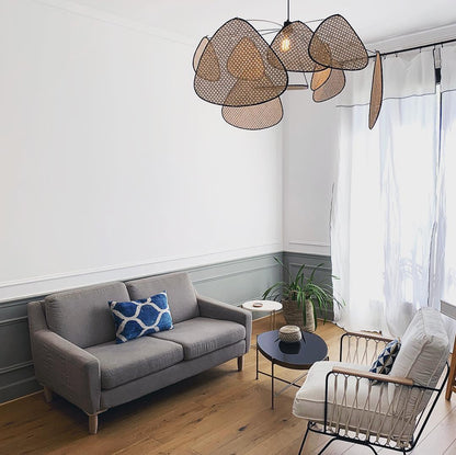 Screen Cannage Pendant Swag Light