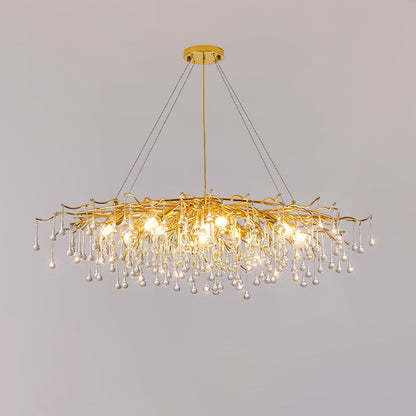 Teardrop Crystal Chandelier
