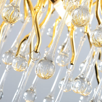 Teardrop Crystal Chandelier