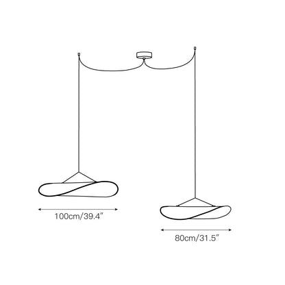 Tense Dupont Paper Pendant Lamp