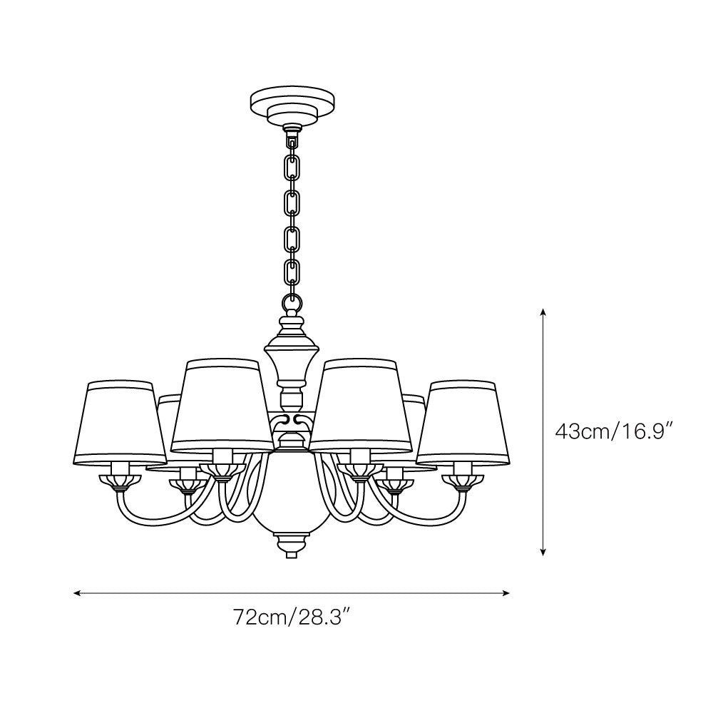 Tofty Chandelier – Keyming