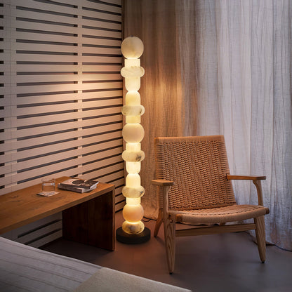 Spanish Alabaster Floor Lamp