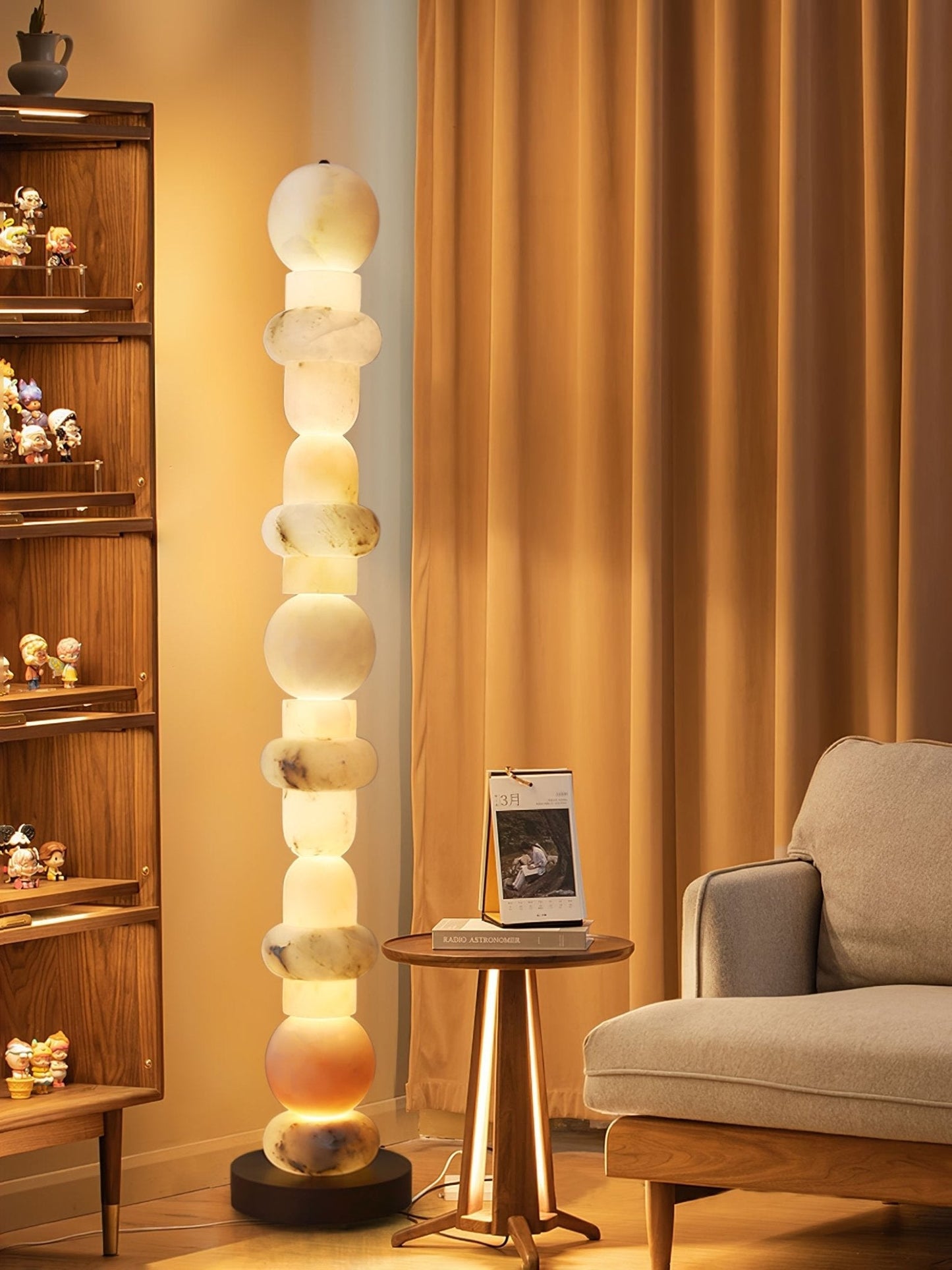Spanish Alabaster Floor Lamp