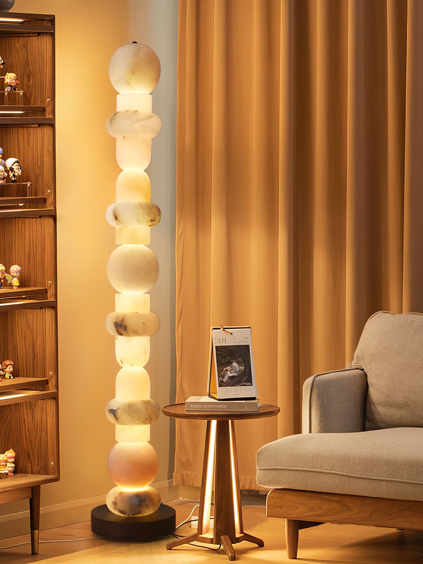 Spanish Alabaster Floor Lamp